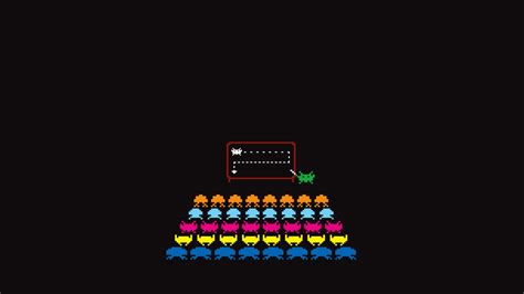 Space Invaders Atari Minimalism Hd Wallpapers Desktop And Mobile