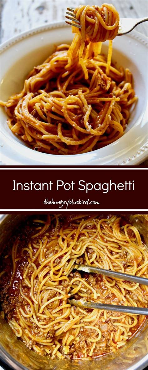 Creamy sausage and potatoes instant pot or skillet. Instant Pot Spaghetti with Meat Sauce | Recipe | Spaghetti meat sauce, Food recipes, Meat sauce ...