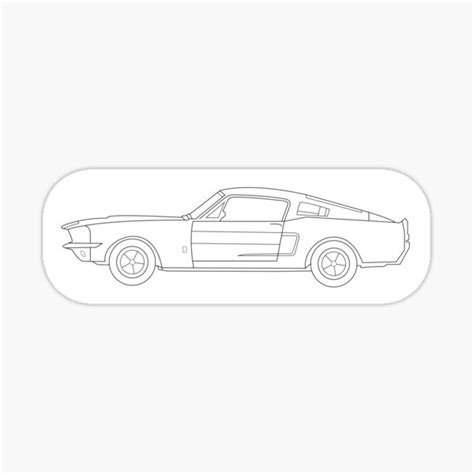 Ford Mustang Mach 1 Sticker For Sale By Paranoiarl Redbubble