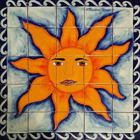 Tile Mural Sun
