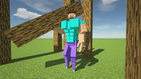 I Made Buff Steve With A Resource Pack Rminecraft