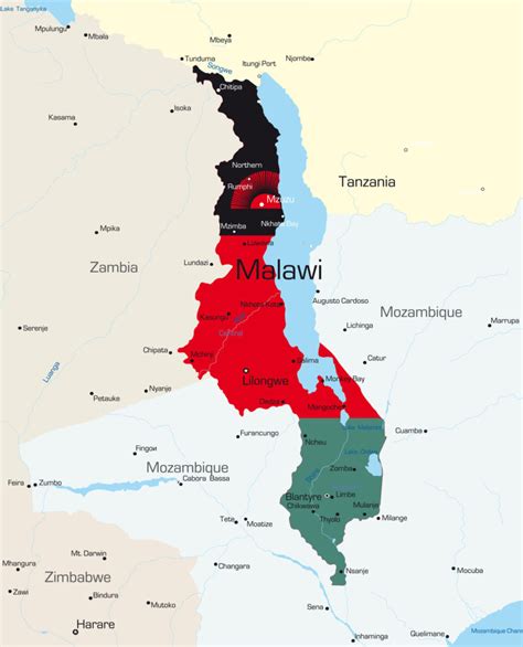 Malawi Maps Geography Facts Mappr