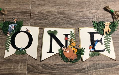 The Lion King Banner The Lion King Name Bannerlion King Etsy Uk