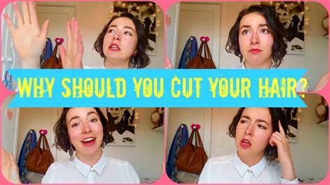 Cutting My Hair Short For The First Time Should I Cut My Hair Short Youtube