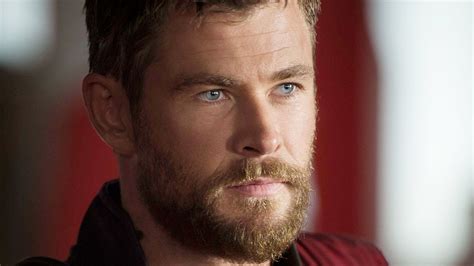 Avengers Infinity War Thor Actor Chris Hemsworth Heros Headshot