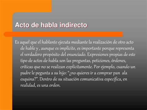 PPT Capítulo 4 Actos de Habla PowerPoint Presentation free download