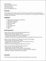 Insurance Claims Adjuster Resume Images