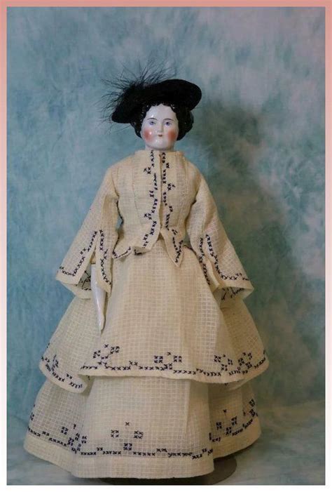 15 Inch Antique China Head Doll Germany 1860s Original Body With