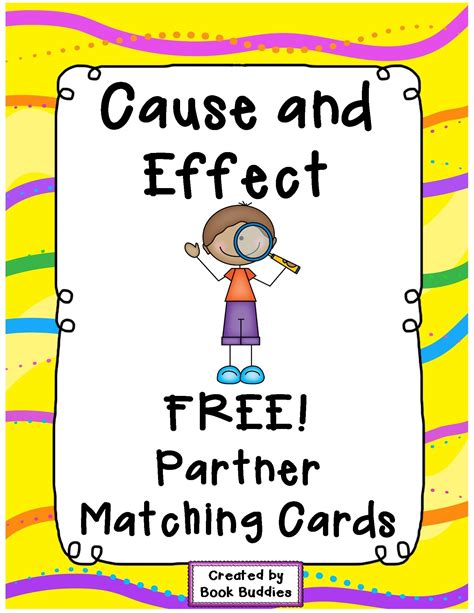 Free Printable Cause And Effect Cards