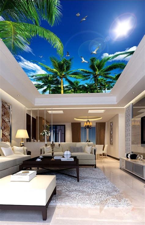 Picture Sky Ceiling Ceiling Murals 3d Wall Murals Decal Wall Art