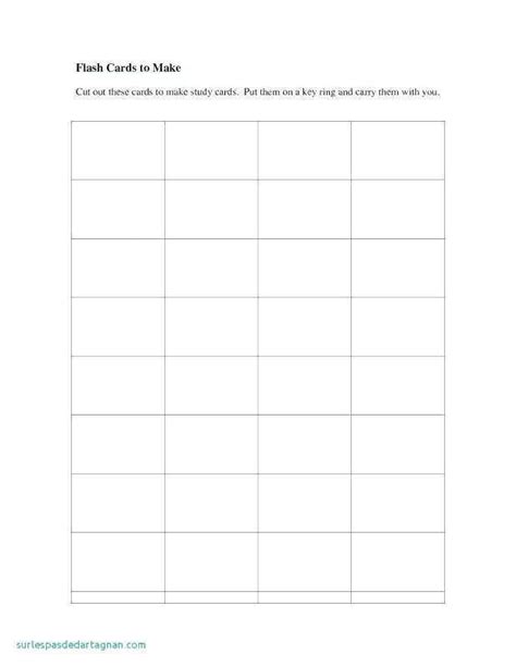 Blank Note Card Template For Word Cards Design Templates