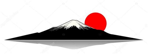Mount Fujisilhouette — Stock Vector © Liole 116588972