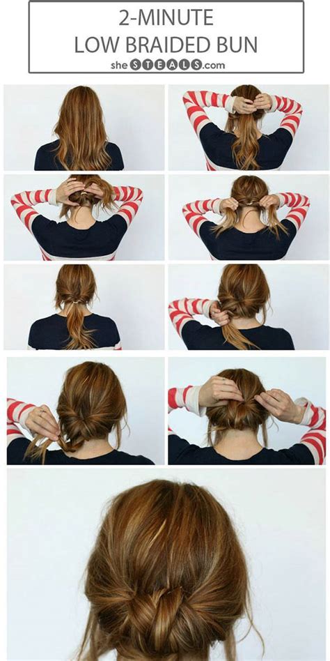 14 Simple Hair Bun Tutorial To Keep You Look Chic In Lazy Days Fashion Daily