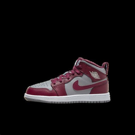 Air Jordan 1 Mid Gs Cherrywood Red Dq8424 615 Grailify