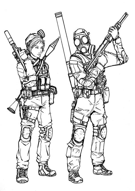 Battlefield 4 Drawings Sketch Coloring Page