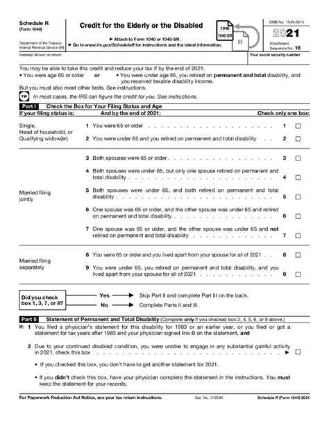 2022 Schedule R Form 1040 Internal Revenue Service Fill Online