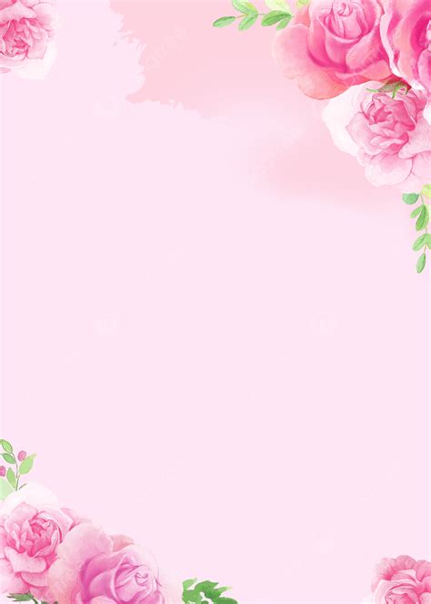 Latar Belakang Latar Belakang Bunga Merah Muda Romantis Gambar