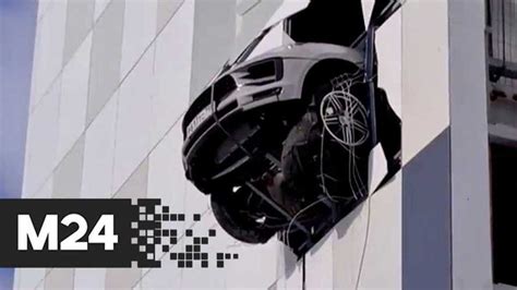 Este Porsche Macan Estuvo A Punto De Caer De Un Edificio