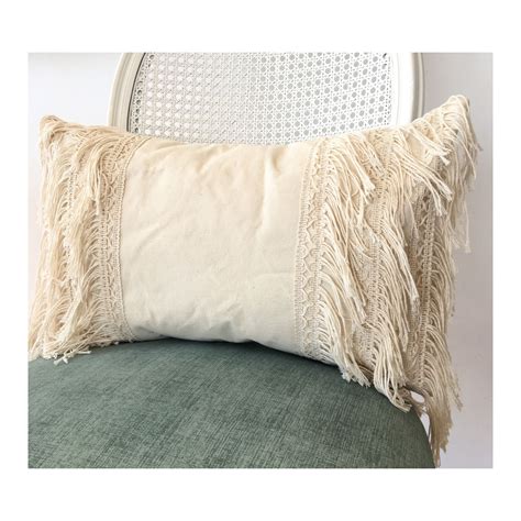 Handmade Pillow Cushion Boho Style Decor Almohadones Fringe
