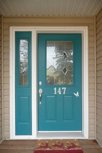 What Do You Think About Painting My Door A Blueteal Color Pics Teal