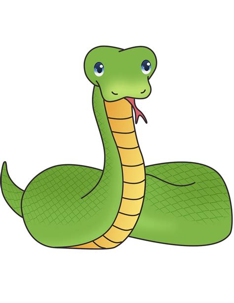 Serpiente Kawaii Vivora Dibujo Imagen Gratis En Pixabay Pixabay
