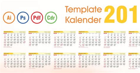 Almanak 2017 Corel Darw Plus Kalender Hijriah 1438 Fadhil Design