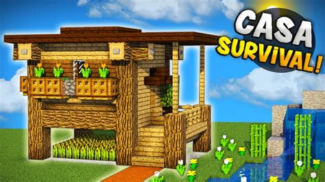 Minecraft Como Hacer Una Casa Hermosa Super Survival Facil De Hacer