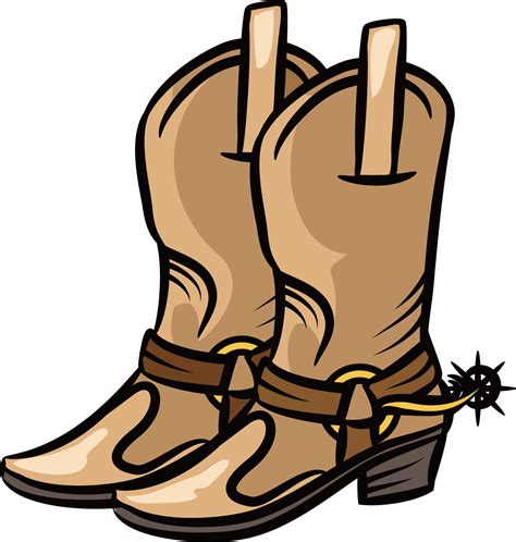 Cowboy Boot Shoe Clip Art Boots Png Vector Material Png Download