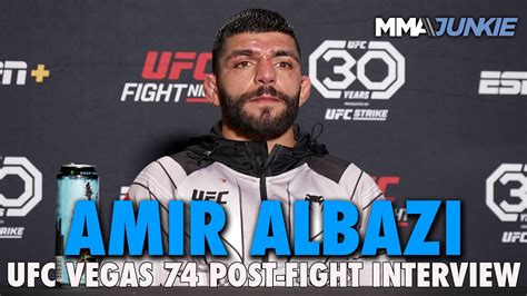 Amir Albazi Ready To Be King That I Know I Am After Controversial Decision Win Ufc On Espn