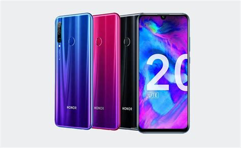 Honor view 20 adalah handphone yang dikenalkan pada desember 2018 dengan mengusung layar 6.4 inch beresolusi 1080 x 2310 px. Honor 20 Lite tiba di Rusia dengan harga 14.990 rubel »