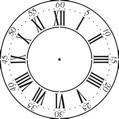 Vorlagen ziffernblätter zum laserbrennen : Ziffernblatt - römische Zahlen - Uhr - - - - Clock Faces ...