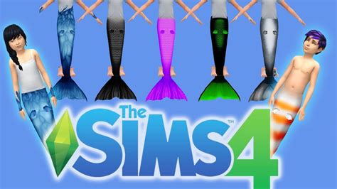 Sims 4 Child Mermaid Tail