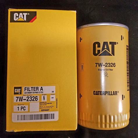 2 Caterpillar Engine Oil Filters 7w 2326 Oem Cat 7w2326 Ebay