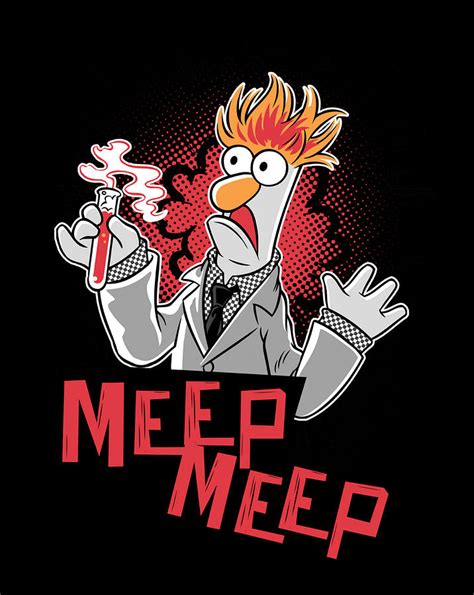 Disney The Muppets Beaker Meep Meep Digital Art By Frank Nguyen