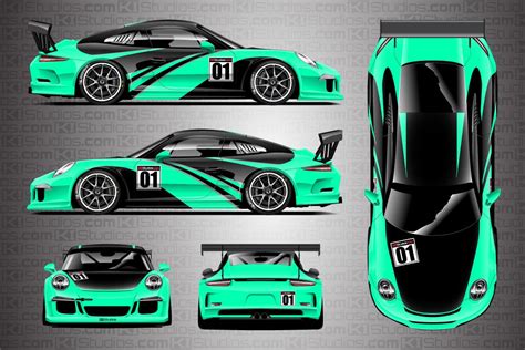 Porsche Racing Livery Wrap Elixir Ki Studios Concept Cars Custom