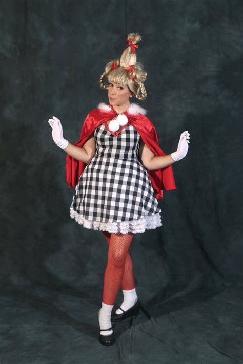 Handmade Adult Cindy Lou Who Costume Christmas Halloween Theatre Fantesy Fest Dance