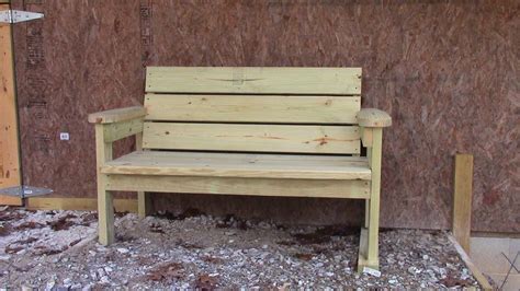 How To Build A Garden Bench Image To U