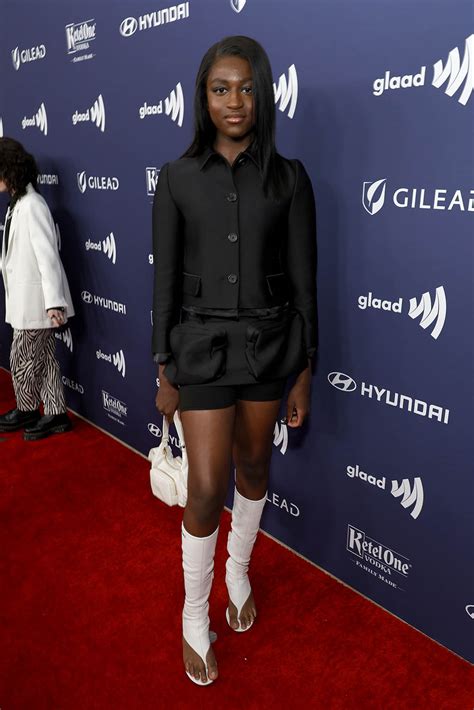 Zaya Wade Serves Sharp Style In Thong Boots At Glaad Media Awards 2023