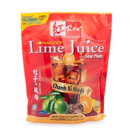 Get Red Concentrate Lime Juice With Sour Plum Delivered Weee Asian