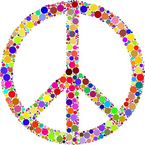 Colorful Peace Signs Free Download On Clipartmag