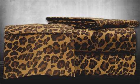 Hotel Collection Animal Print Sheets