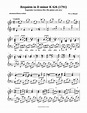Requiem in D minor K 626 (1791) Sequentia: Lacrimosa Dies Illa (piano ...