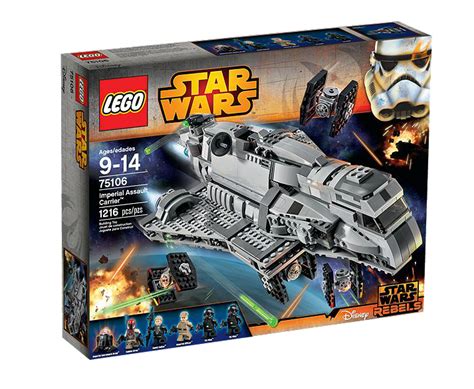 Lego Star Wars Rebels 75106 Imperial Assault Carrier Set Now Available
