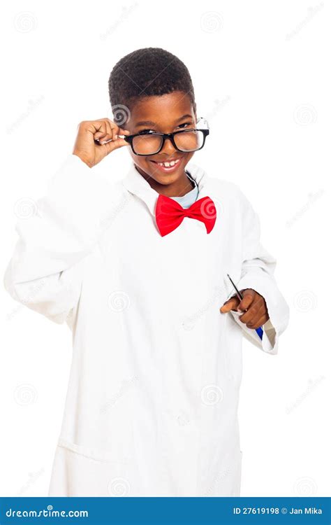 Clever Scientist Boy Stock Photo Image Of African People 27619198