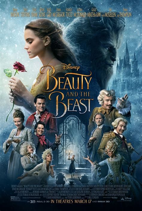 Beauty And The Beast Movie Poster Golden Globes Clip Emma Watson