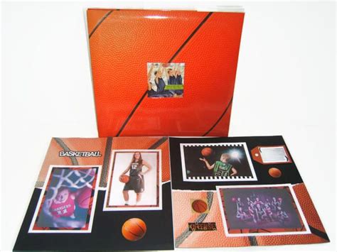 Basketball Scrapbook Album Basketball Photo Album Coach Etsy