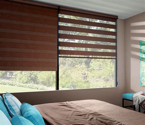 Designer Banded Shades Dual Roller Shades In San Antonio