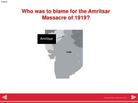 Ppt Who Was To Blame For The Amritsar Massacre Of 1919 Powerpoint Presentation Id 4859649