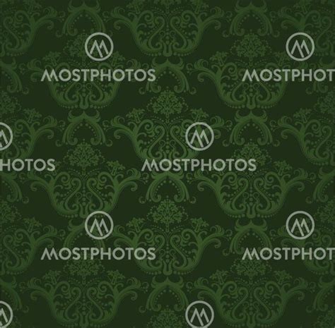 Dark Green Floral Wallpaper By Lina Sipelyte Mostphotos