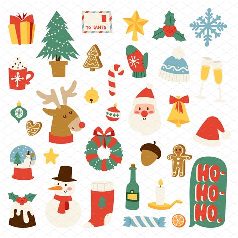 Christmas Icons Vector Symbols Christmas Icons Christmas